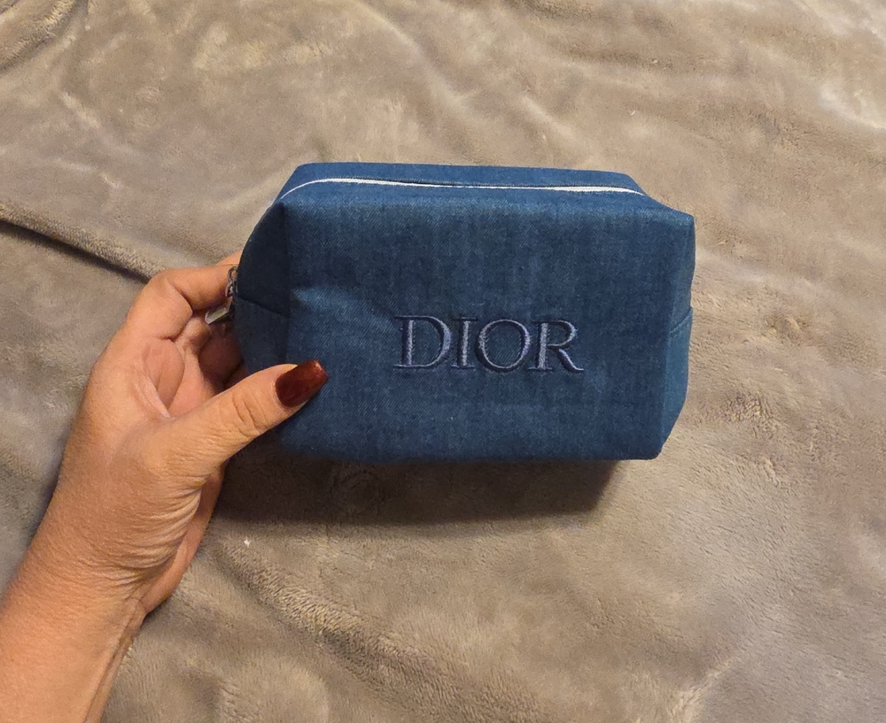 Dior Denim Blue Toiletry Bag